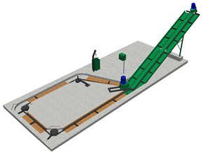 Навозоуборочный транспортер КСН-Ф-100 (ТСН-2,0Б) полнокомплектный